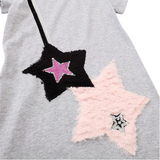 Star Patched Dress