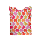 Happy Face Ruffle Tee