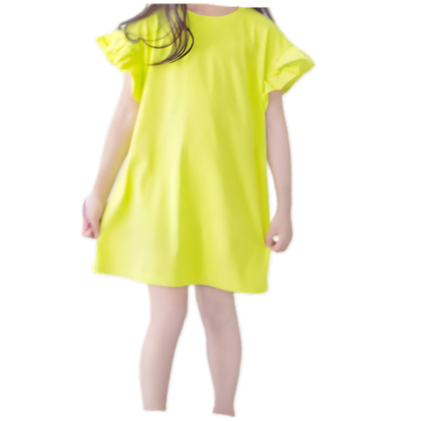 Lemon Zest Ruffle Dress