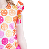 Happy Face Ruffle Tee