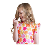 Happy Face Ruffle Tee