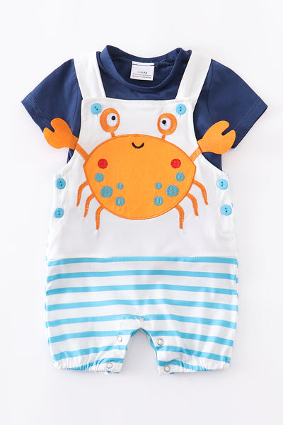 Crab Striped Romper